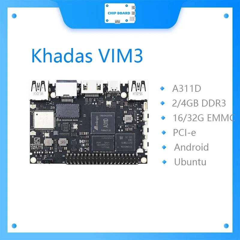 Khadas VIM3 SBC: Amlogic A311D Soc, 5.0 TOPS NPU VIM3 Pro , 12nm